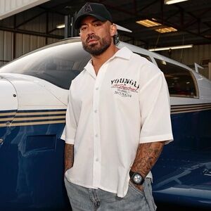 YoungLA Industry Button-Ups Off- White